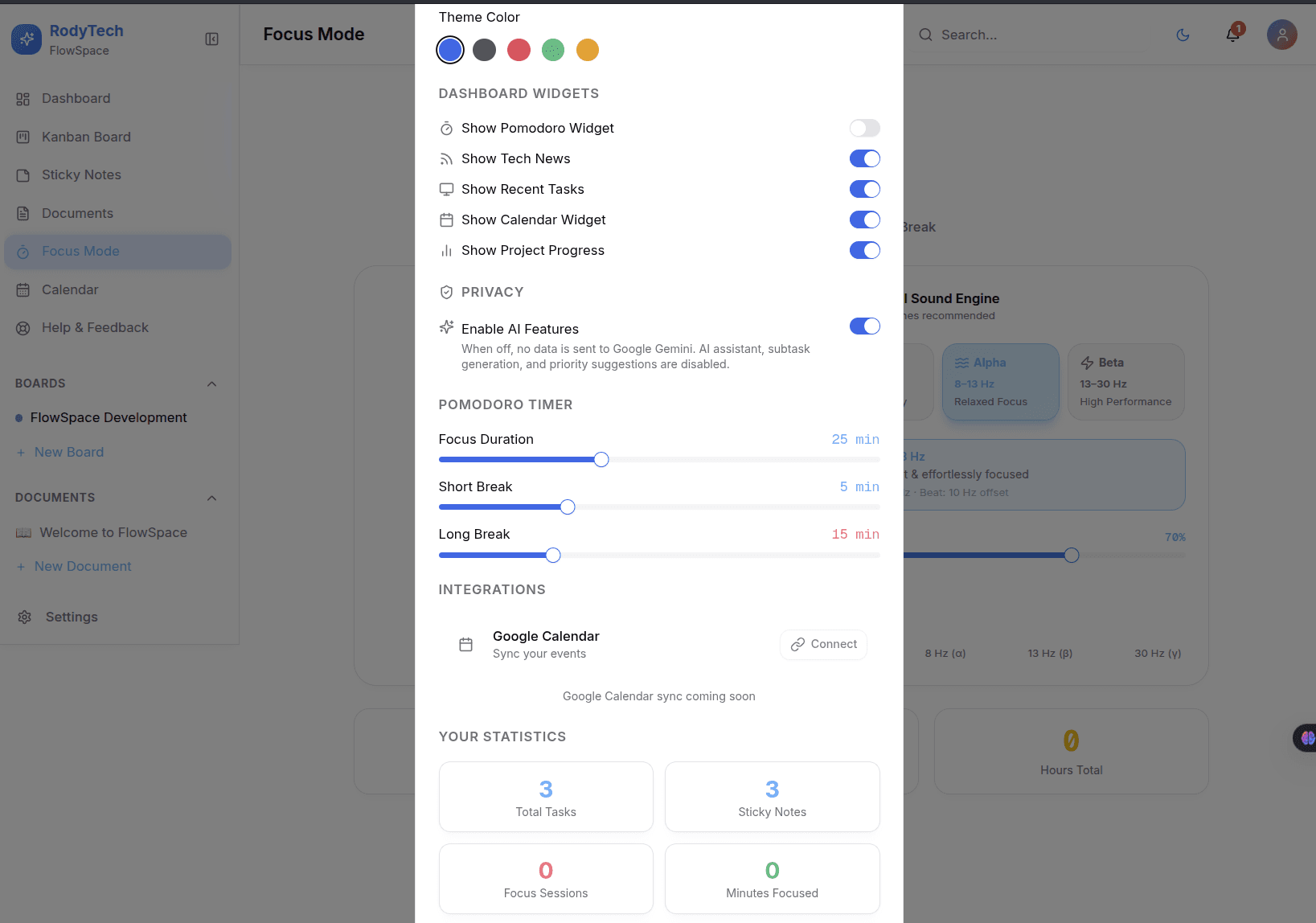 Flowspace screenshot 4