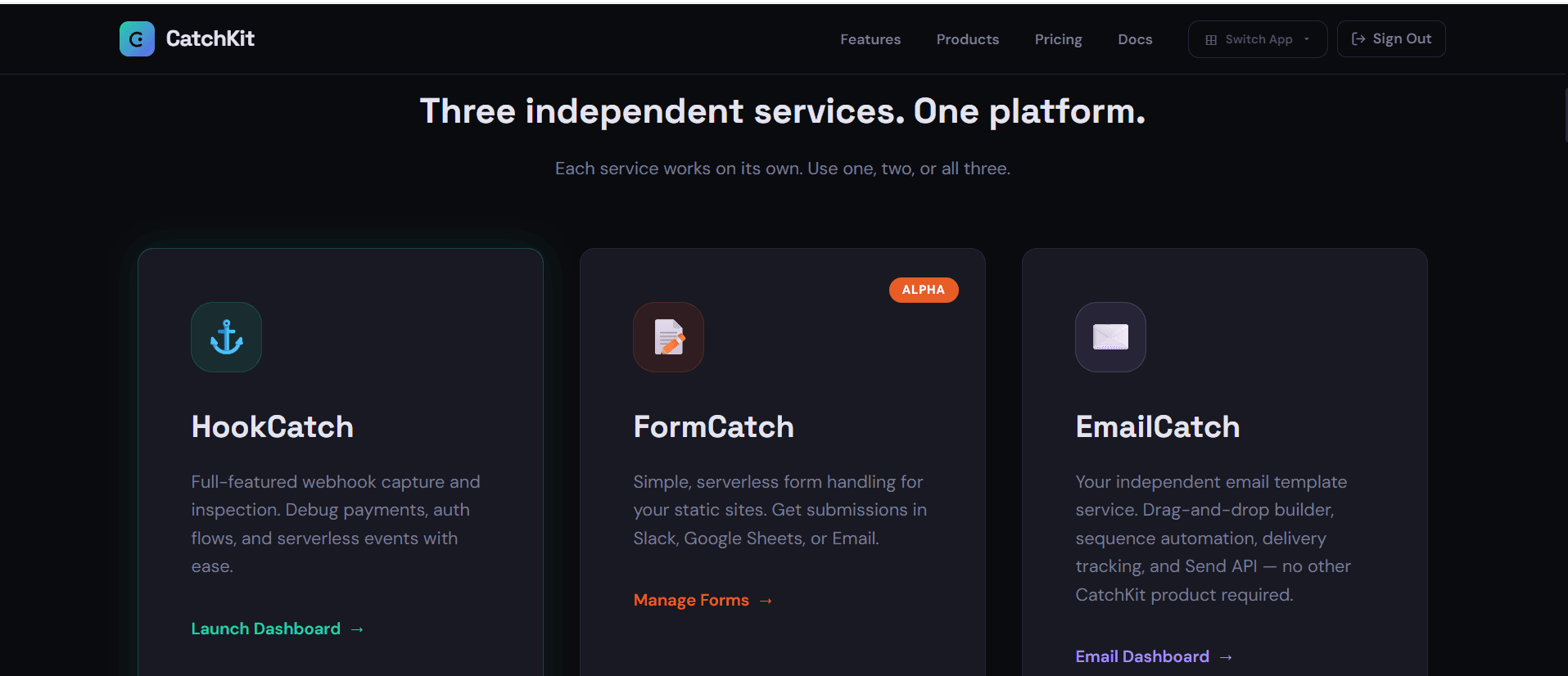 CatchKit screenshot 1