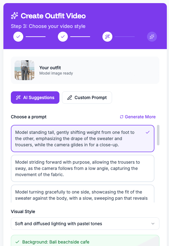 OutfitVideo screenshot 6