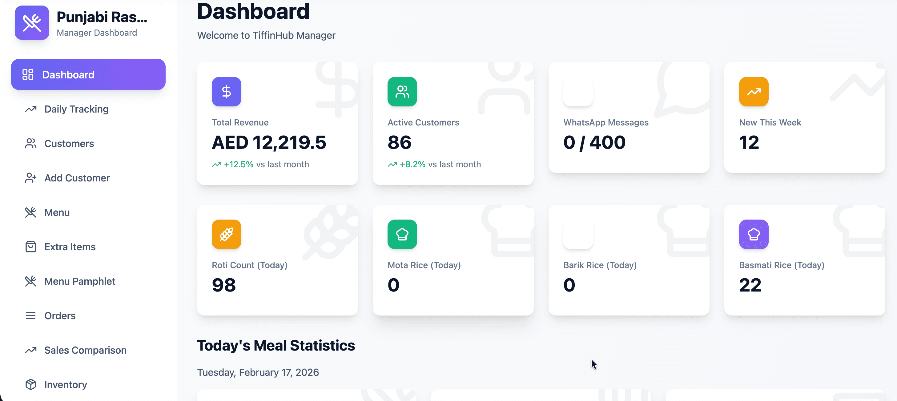 TiffinHub screenshot 3