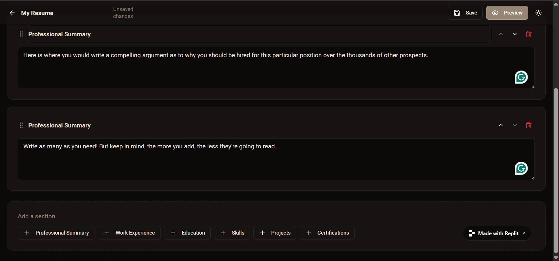 RobotResume FREE AI Resume Builder screenshot 6