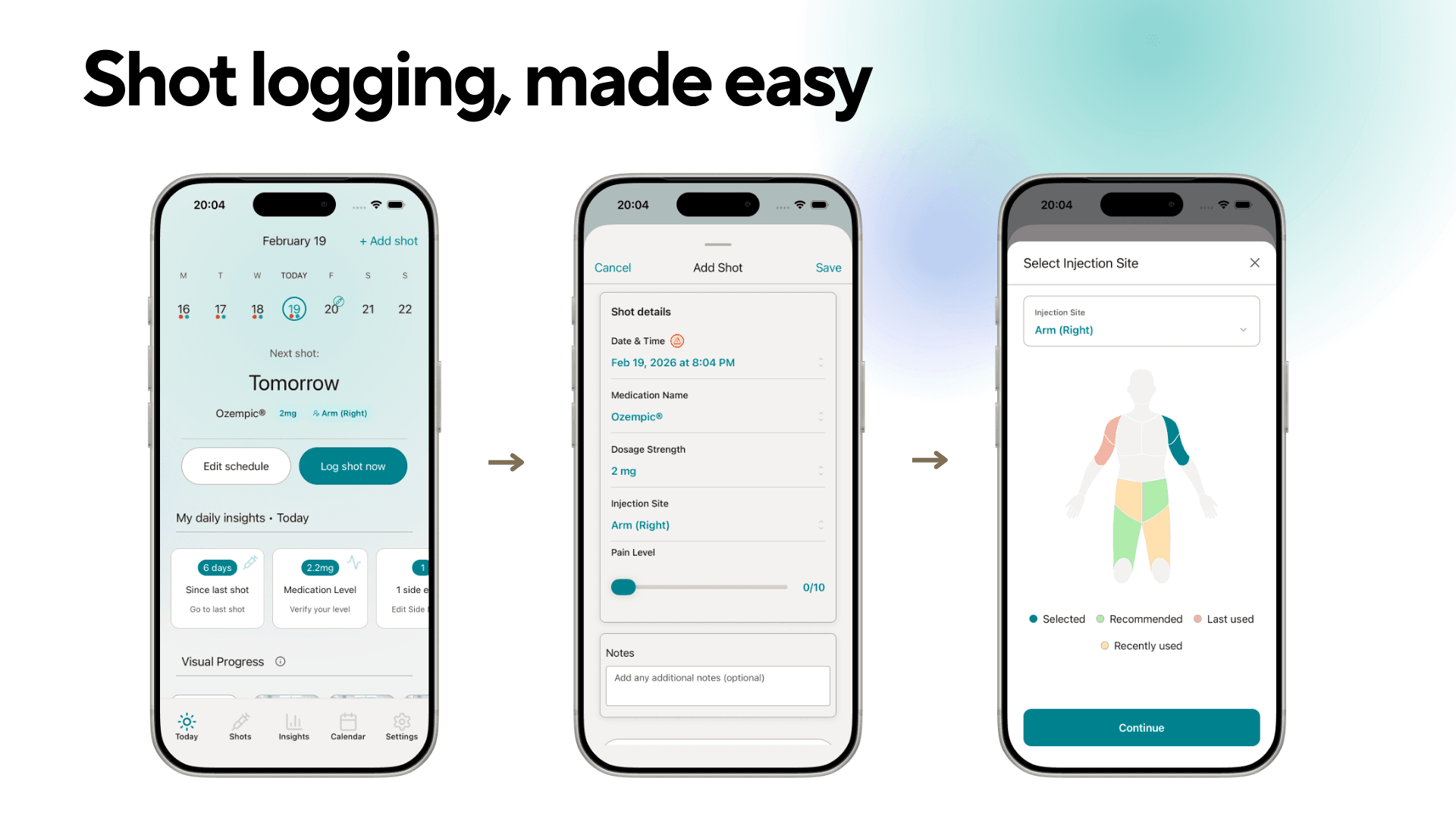 Dosio - GLP-1 shot tracker screenshot 3