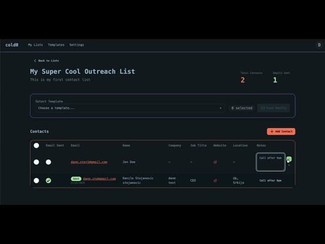 Free & OSS SMTP Bulk Cold Email Sending screenshot 1