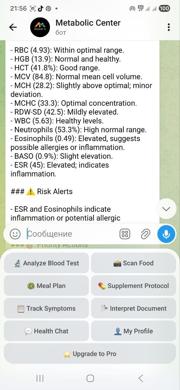 Metabolic Center screenshot 3