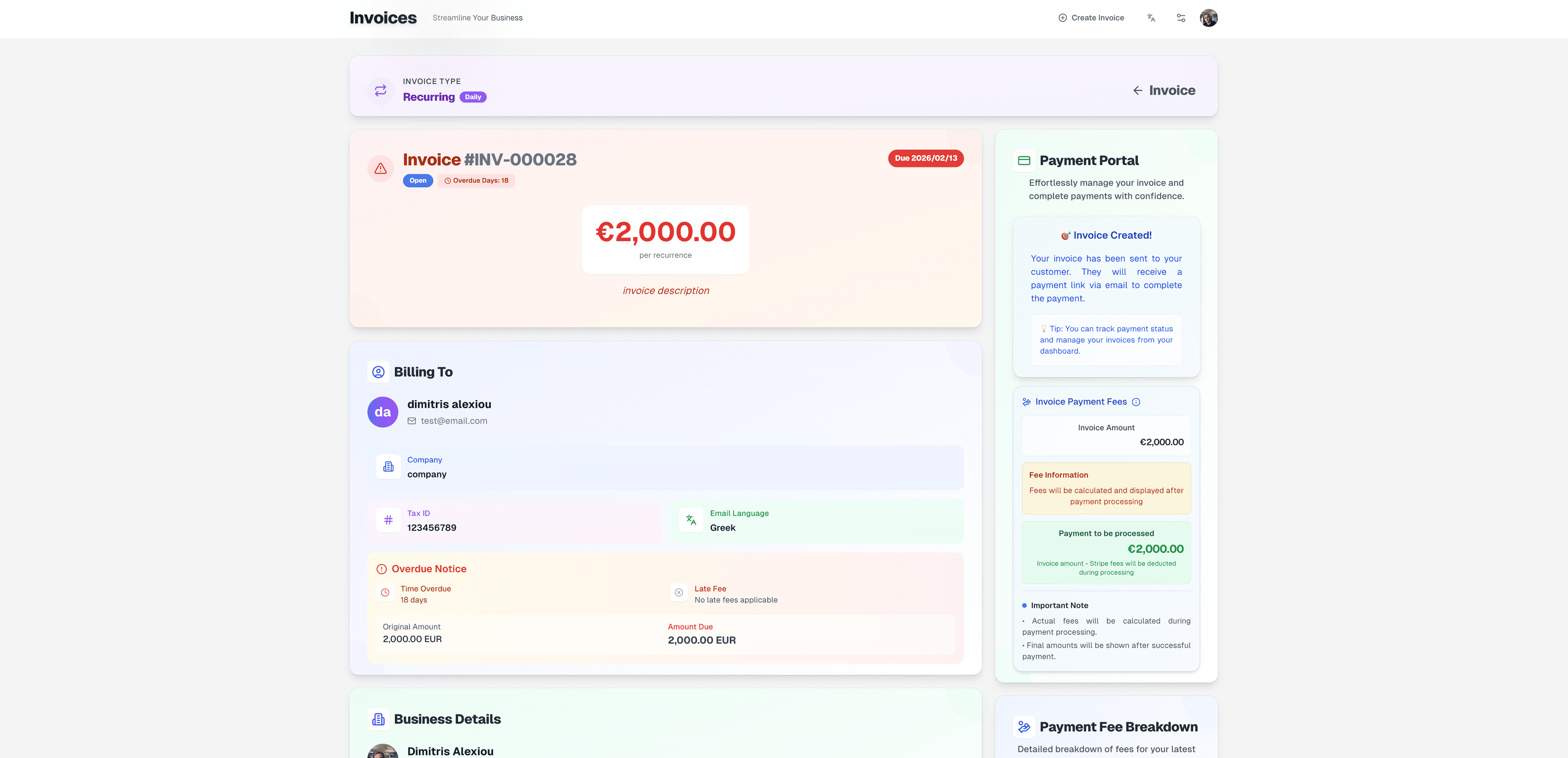 Create & manage professional invoices screenshot 4