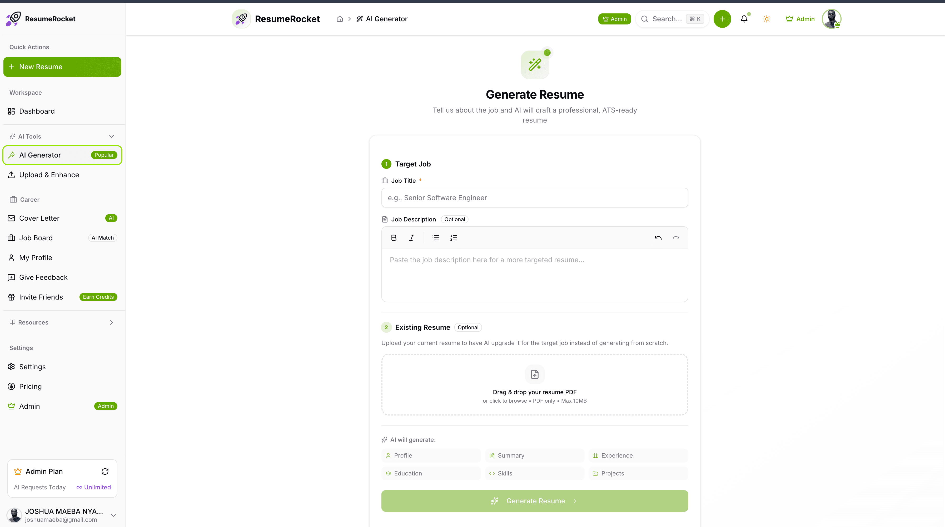 ResumeRocket screenshot 5