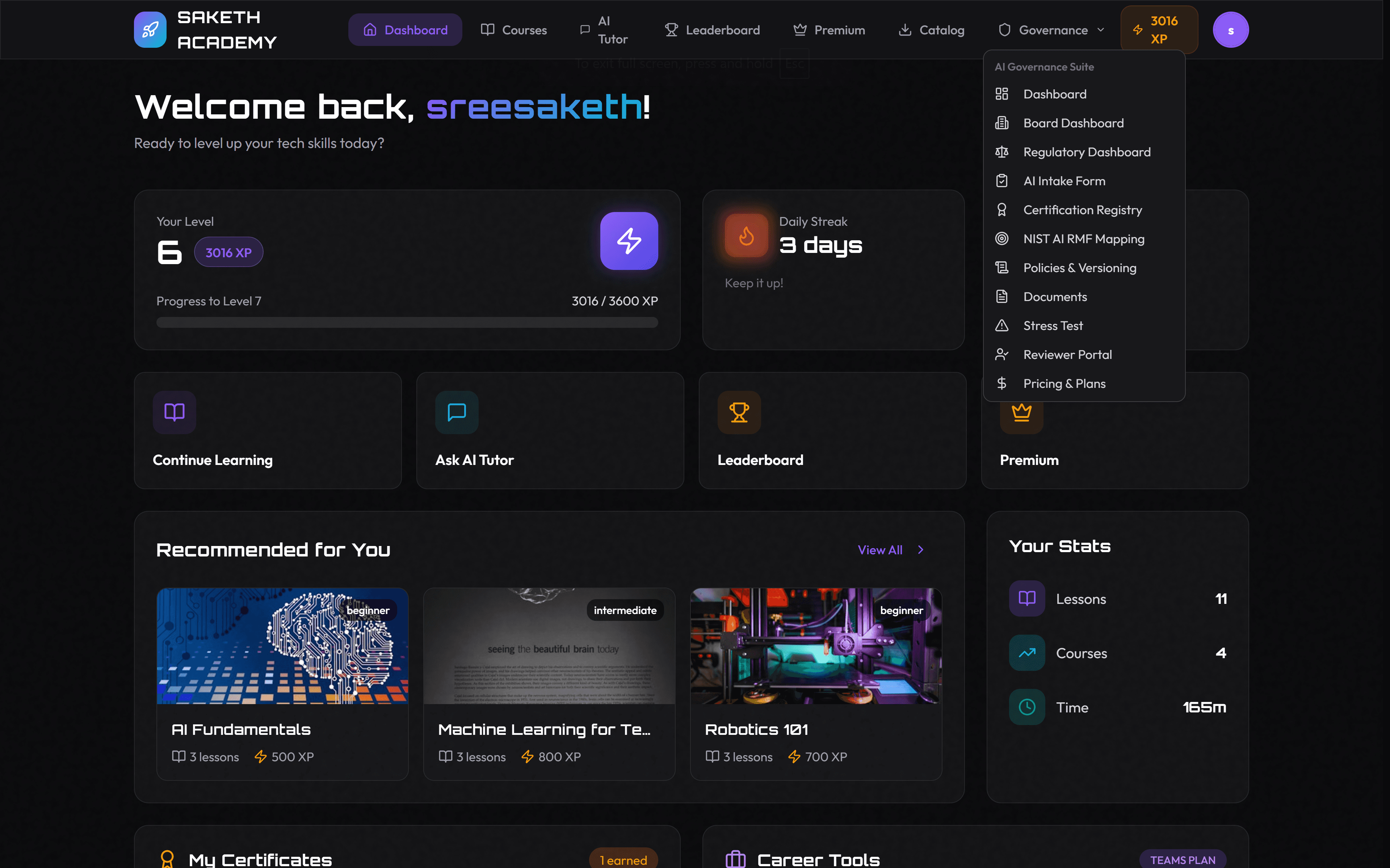 Saketh Academy screenshot 1