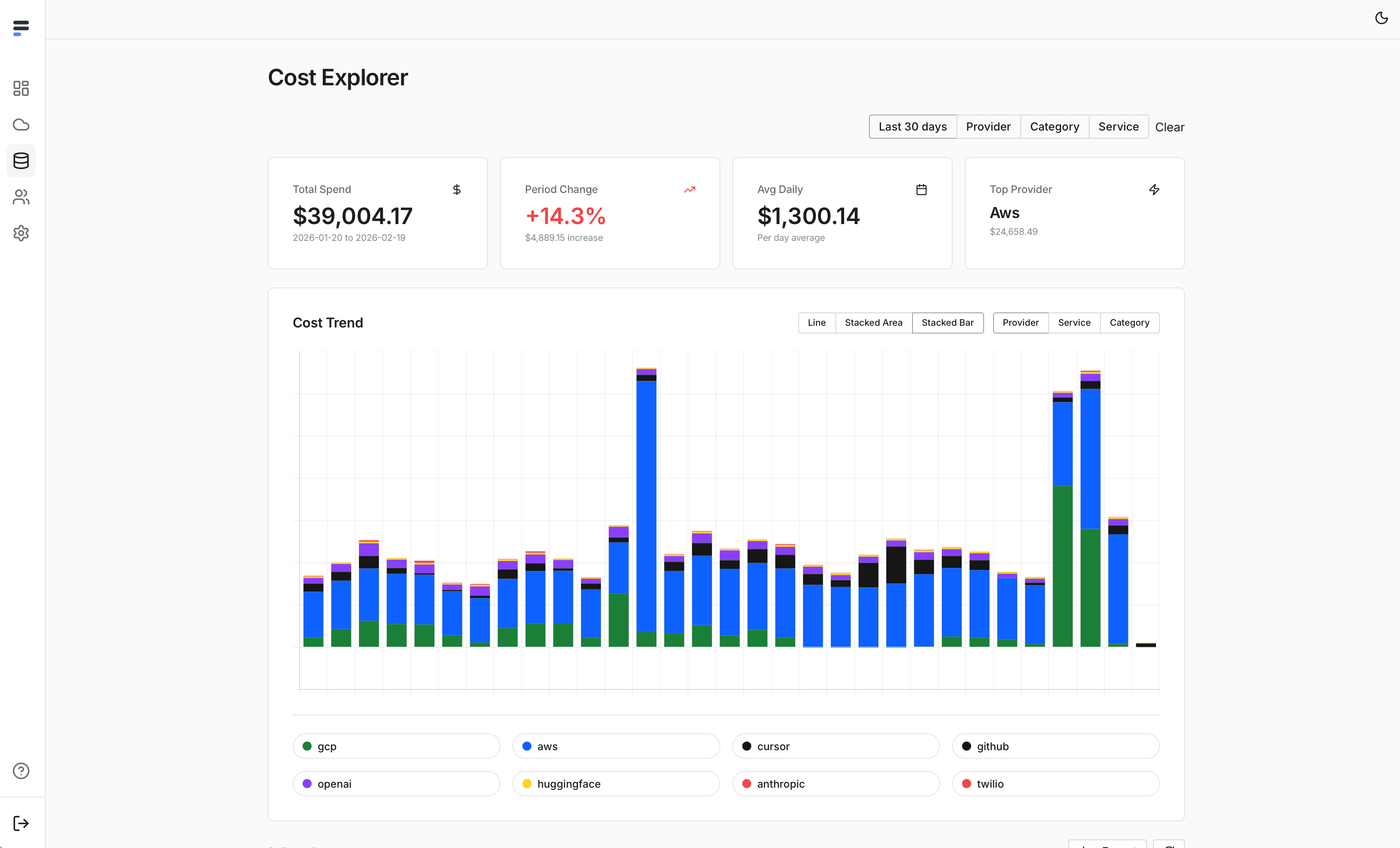 StackSpend screenshot 2