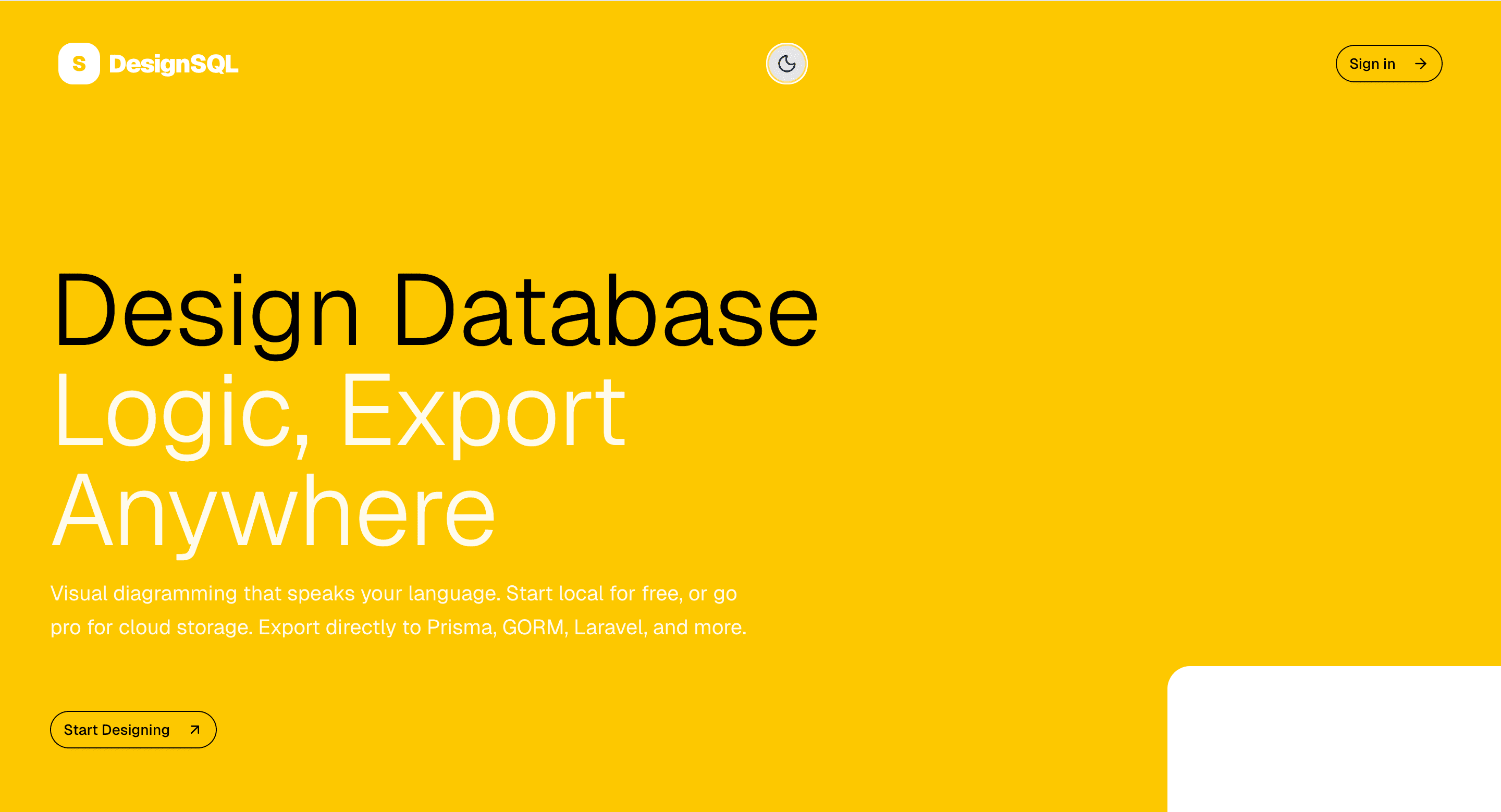 DesignSQL screenshot 1