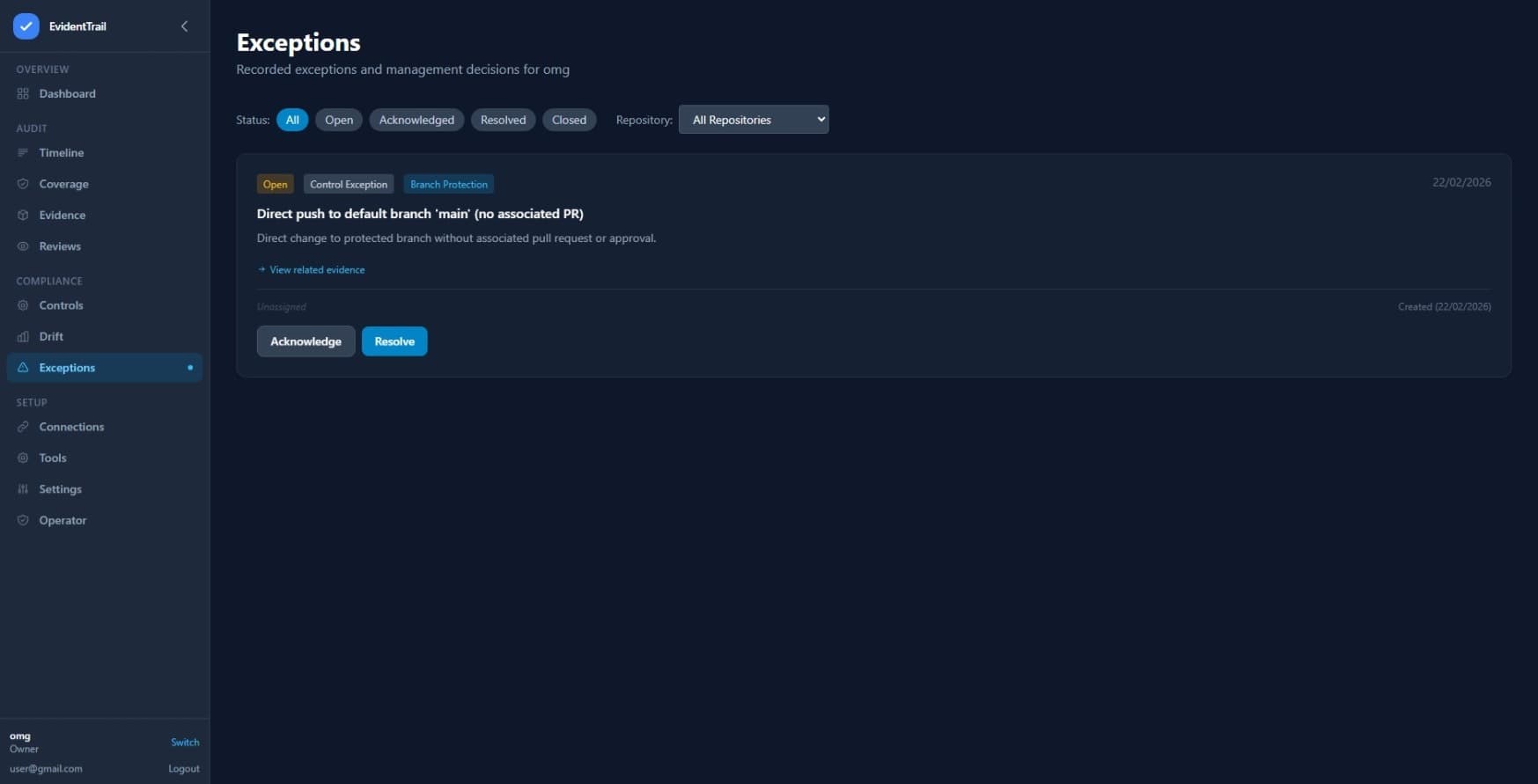 EvidentTrail screenshot 5