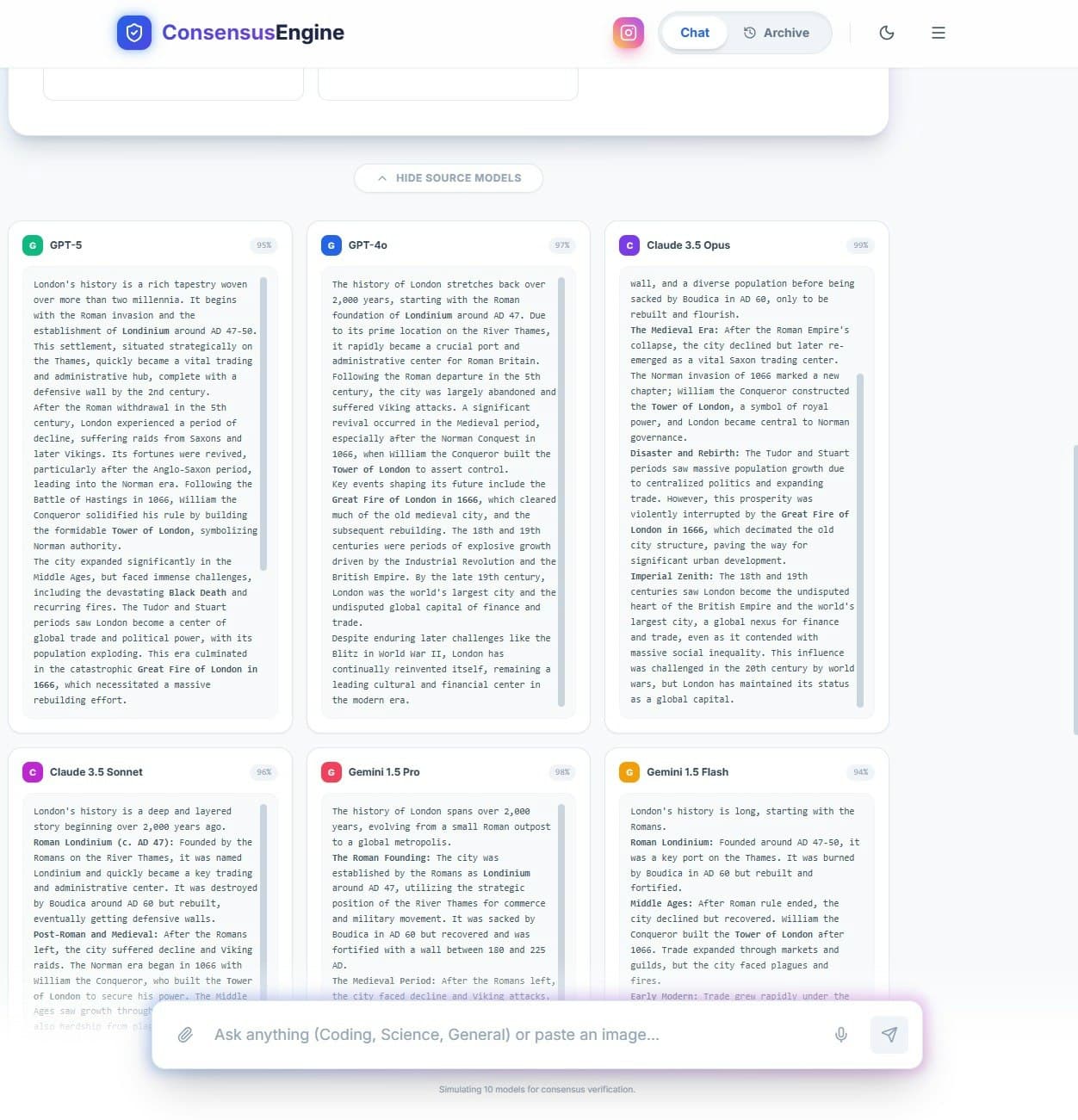 Consensus Engine screenshot 4