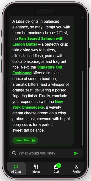 AI Waiter that speaks every language screenshot 4