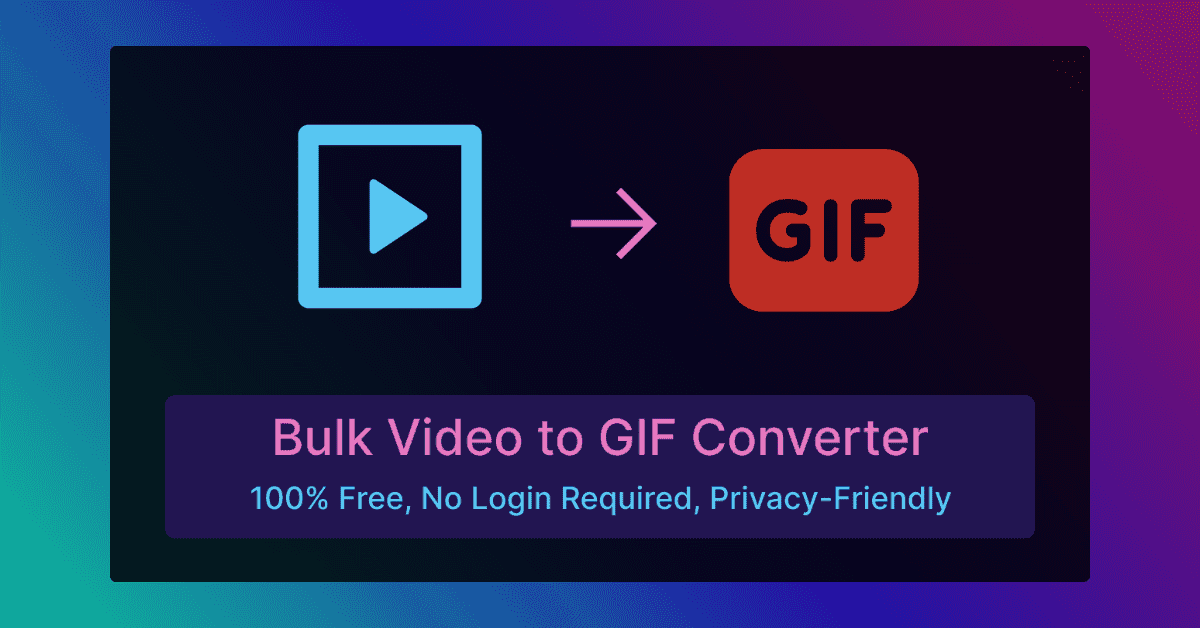 Bulk Video to Gif Converter screenshot 1