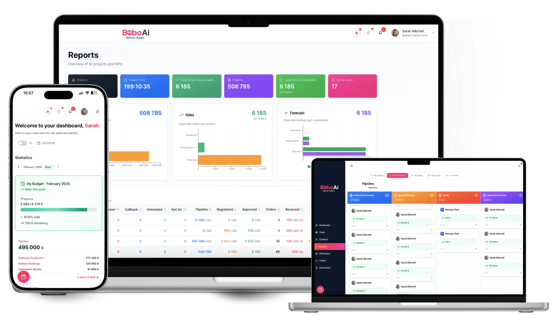BuboAi CRM for Sales teams screenshot 2