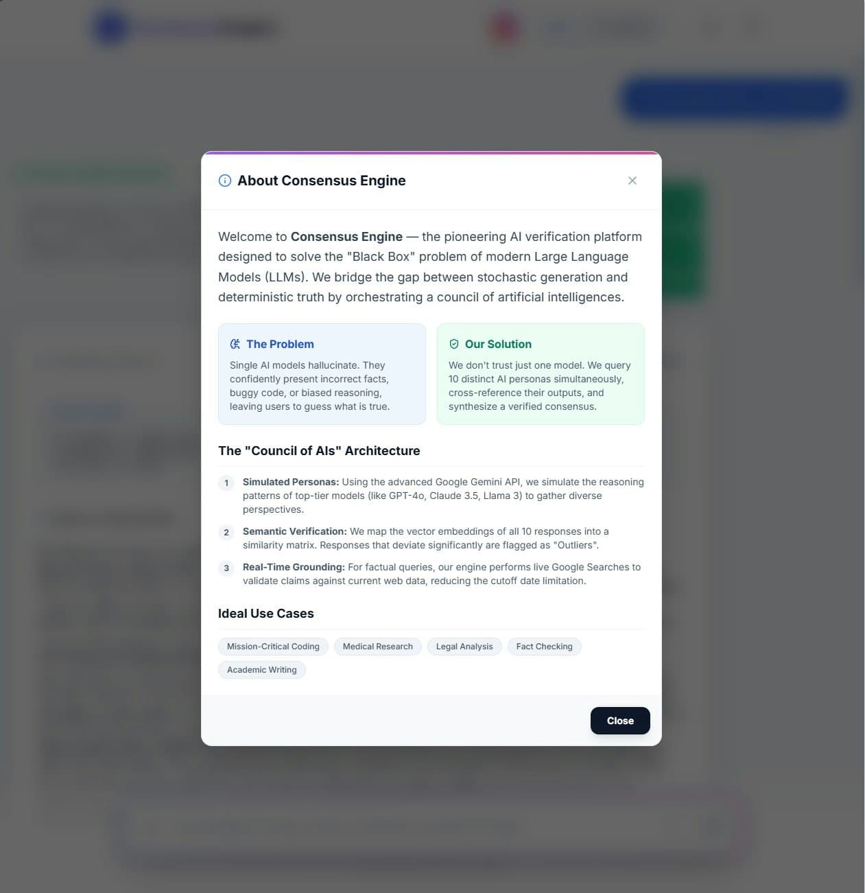 Consensus Engine screenshot 7