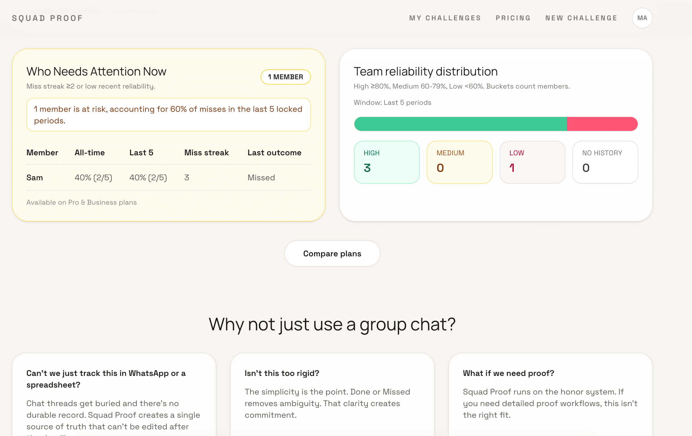 SquadProof screenshot 4