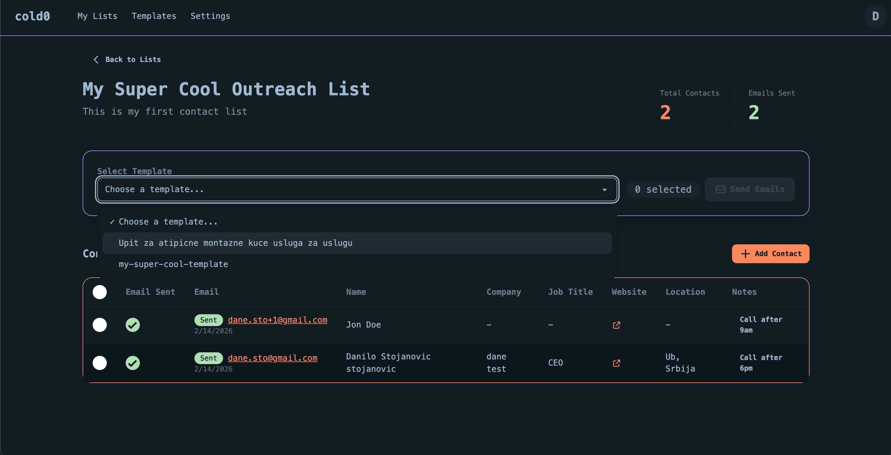 Free & OSS SMTP Bulk Cold Email Sending screenshot 4