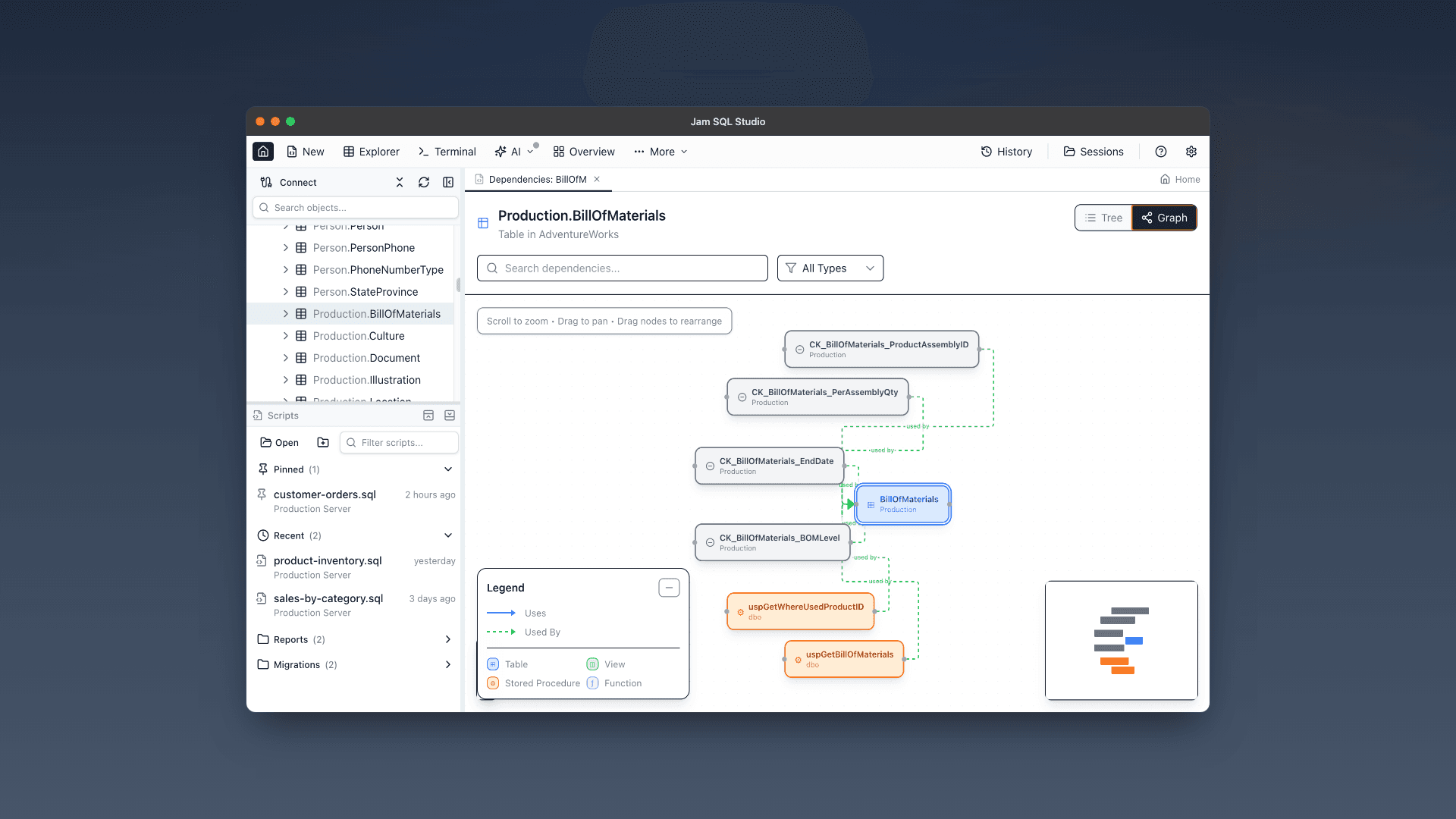 Jam SQL Studio screenshot 2