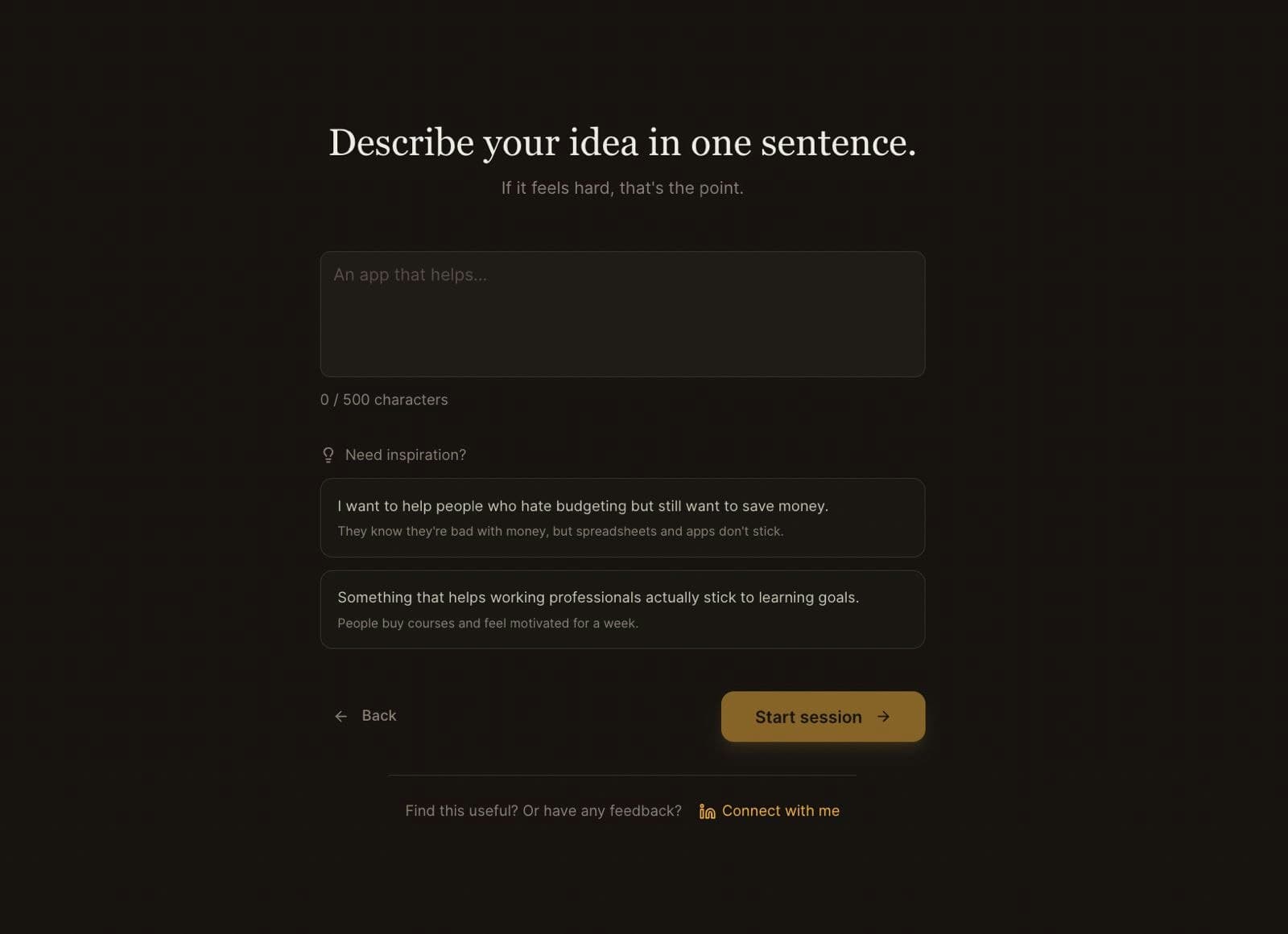 Thinking Partner to Validate Ideas screenshot 2