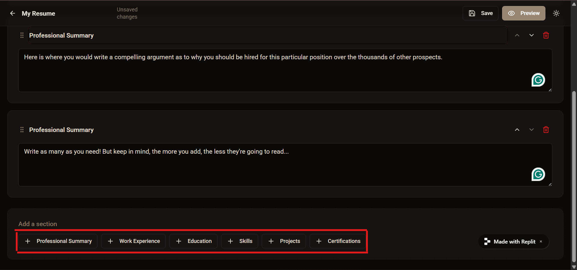 RobotResume FREE AI Resume Builder screenshot 3