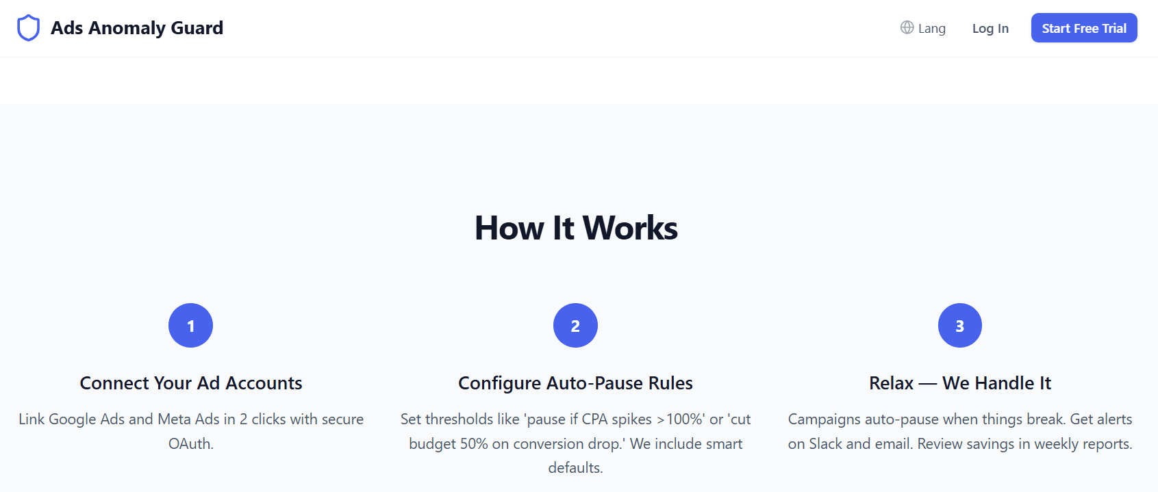Ads Anomaly Guard screenshot 3