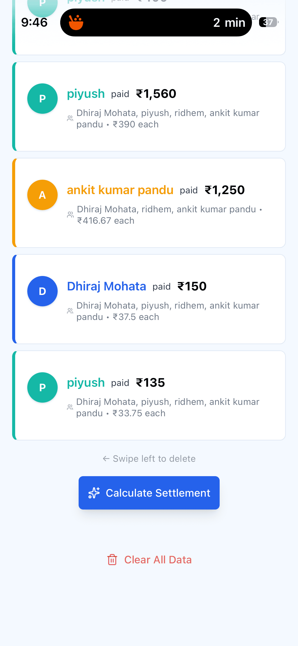 Easy Splitwise screenshot 4