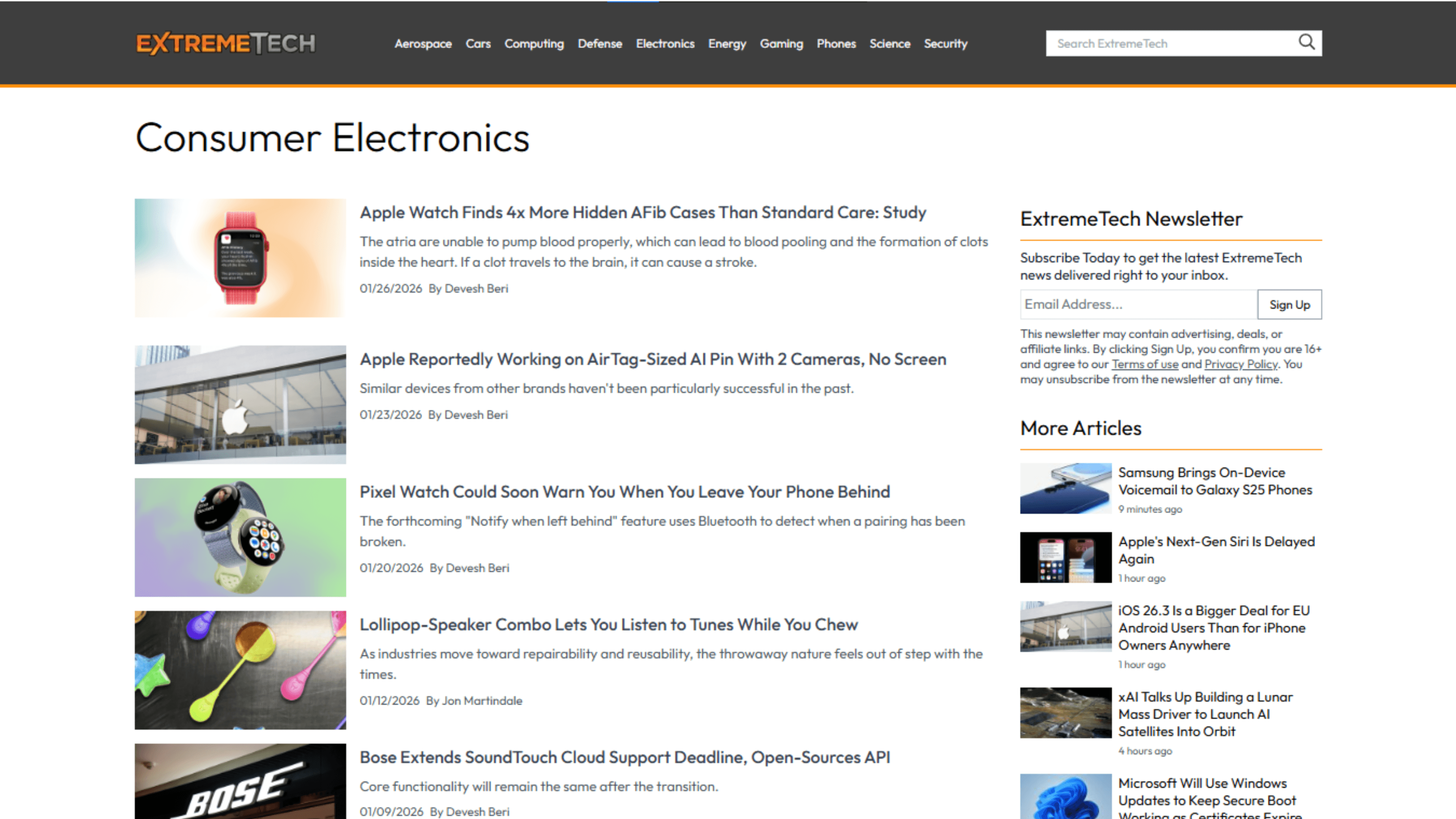 ExtremeTech screenshot 2