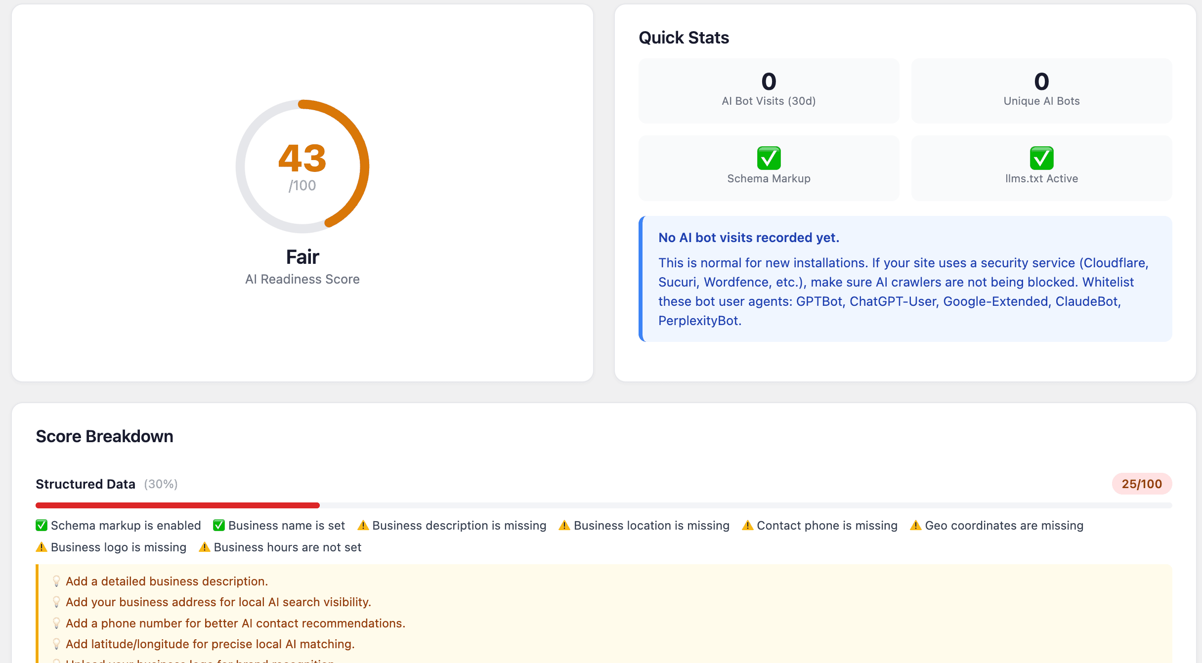 WP AI Agent screenshot 4